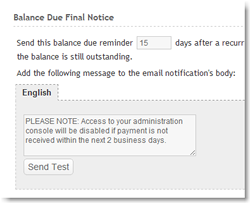 subscription billing testing